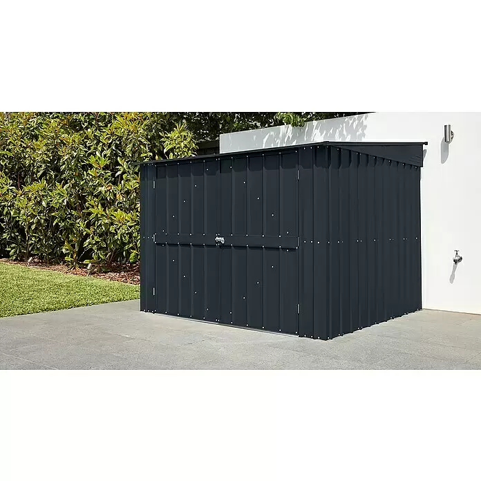 Globel Fahrradgarage Family - L x B x H: 200 x 211 x 165 cm, Stahl - Stimmungsaufnahme