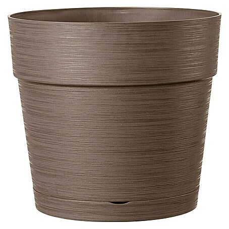 Deroma Save Pflanztopf Save (Außenmaß (Ø x H): 38 x 34,4 cm, Kunststoff, Braun)