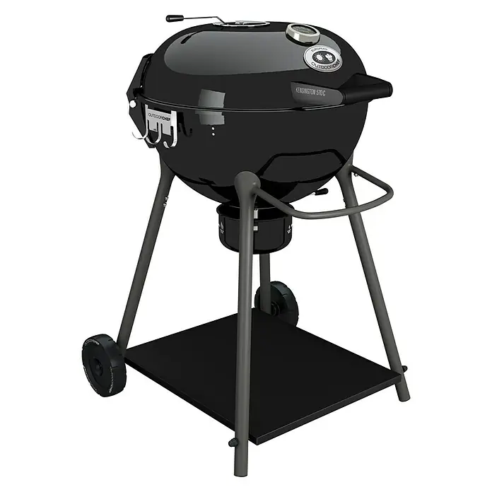 Outdoorchef Urban Line Kugelgrill Kensington 570 C - Durchmesser Grillfläche: 54 cm, Schwarz - Schwarzer Kugelgrill "Kensington 570 C" von Outdoorchef mit praktischem Untergestell für Grillvergnügen im Freien.