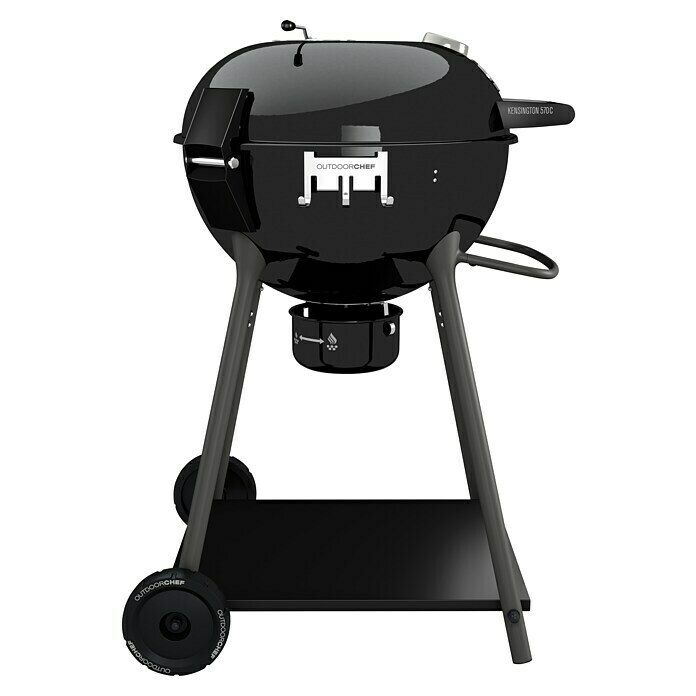 Outdoorchef Urban Line Holzkohlegrill Kensington 570 CSchwarz, Hauptgrillfläche: Ø 54 cm Right Side View