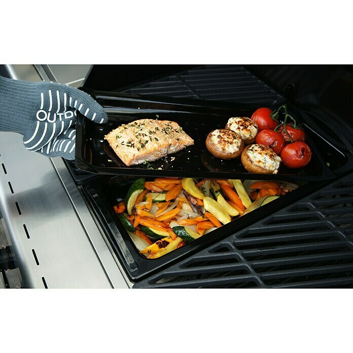 Outdoorchef Grillrost DGS (Stahl, Emailliert, 2 -tlg.) | BAUHAUS