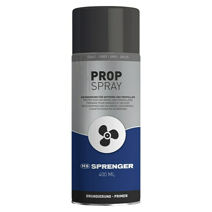 Sprenger Unterwasser-Primer Prop Spray400 ml, Grau Front View