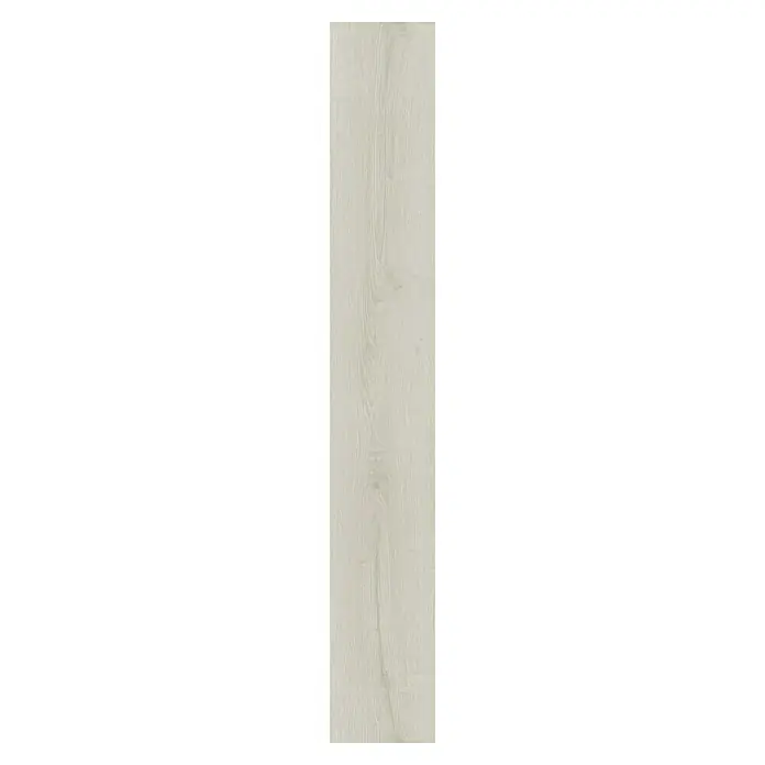 Laminado Roble Boheme - 1.200 x 196 x 8 mm, Roble Boheme, AC5 - Primer plano de una tabla de madera clara con vetas finas y sutiles variaciones de color, ideal para interiores modernos.