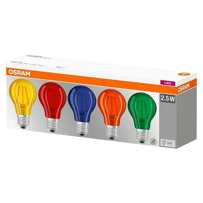 OSRA Star Reflektor LED-Lape für GU5.3-Sockel, klares Glas ,Warweiß