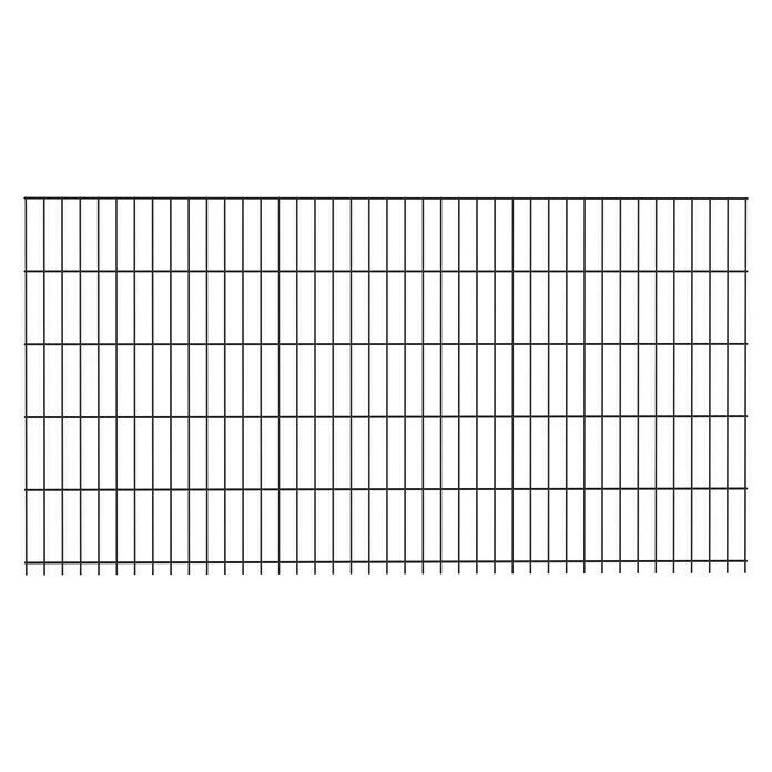 Mattenzaun Small200 x 123 cm, Anthrazit Front View