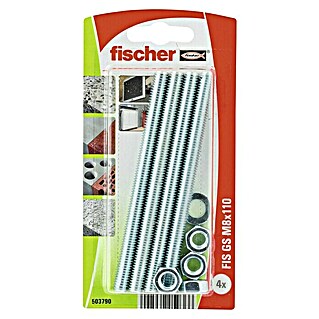 Fischer Varilla roscada FIS GS (Rosca: M 8, Largo: 100 mm, Acero)