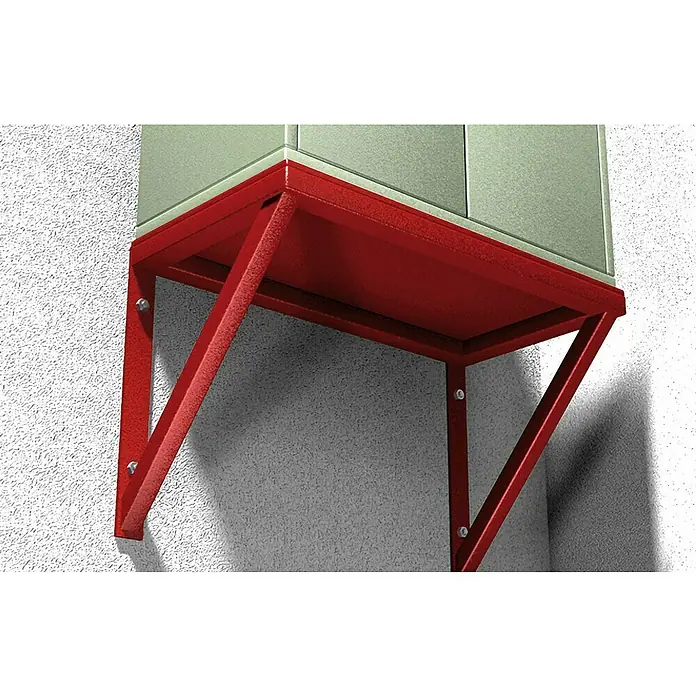 Fischer Taco perforado FIS HK - Longitud taco: 85 mm, Diámetro taco: 12 mm, 4 ud. - La estantería de pared roja es robusta y ofrece una superficie de almacenamiento práctica. Ideal para taller, sótano o garaje, robusta y duradera.