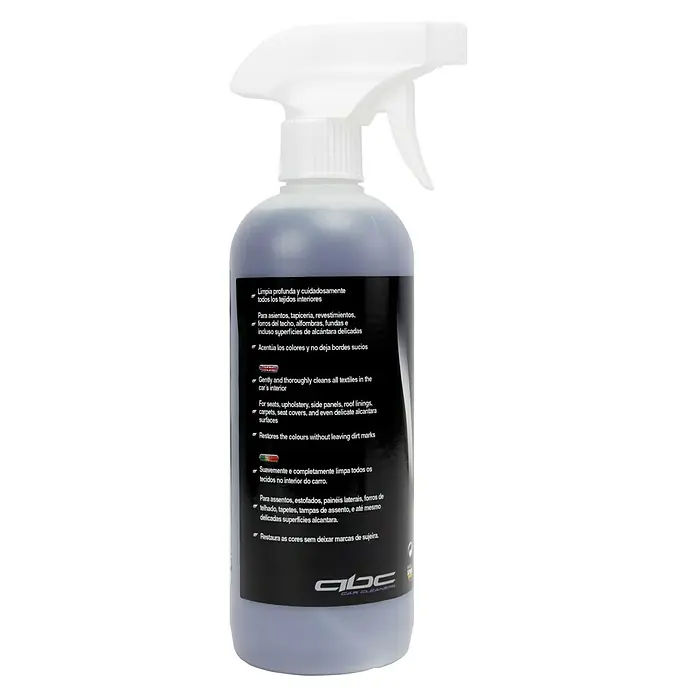 Limpiador para tapicería MOT50003 - 500 ml - Una botella de spray limpiador de textiles ABC Car Cleaner para limpiar suavemente los textiles del coche.