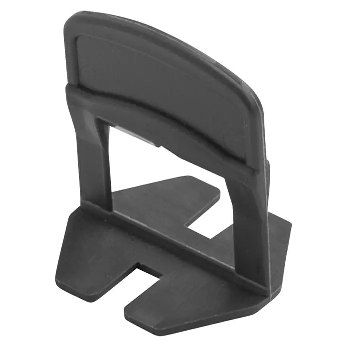 Sistema de nivelación Two Level Elemento Base - Anchura de la junta: 0,5 mm, 250 ud. - Sistema de nivelación de baldosas negro para una instalación precisa, garantizando espacios uniformes y una superficie nivelada.