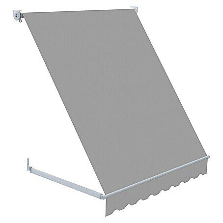 SmartSun Toldo ventana Essential (Gris, Ancho: 1,2 m, Caída: 1,2 m)