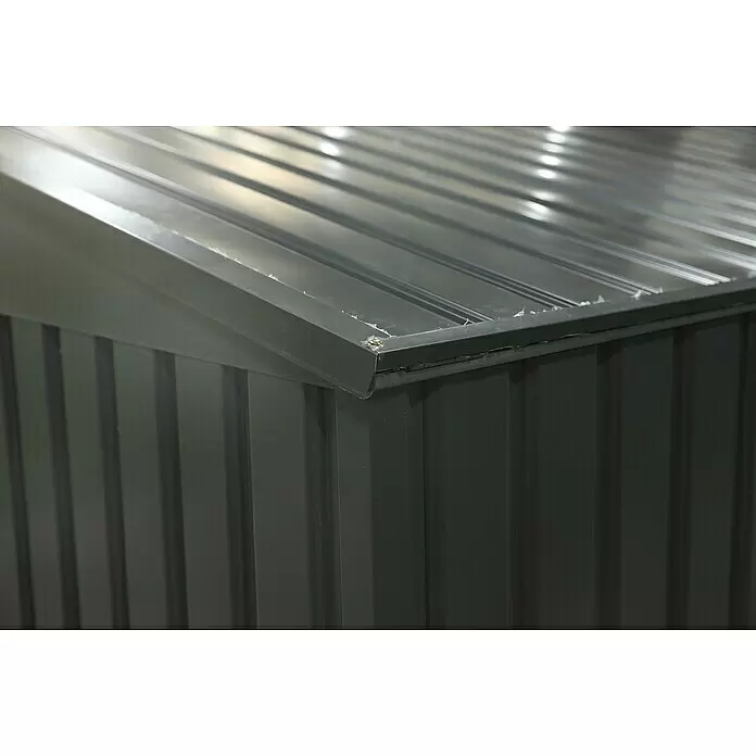 Mülltonnenbox - 100 x 172 x 131 cm, Wandstärke: 0,3 mm, Anthrazit - Detailaufnahme