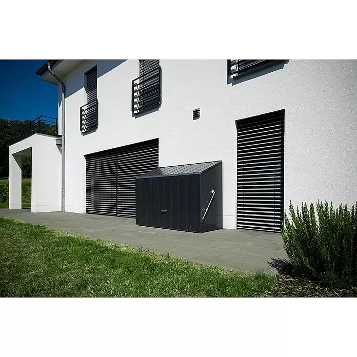 Trimetals Fahrradgarage - 185 x 76 x 139 cm, Stahl - Stimmungsaufnahme