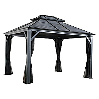 Sojag Pavillon Mykonos 1012 (B x T: 364 x 299 cm, Anthrazit, Aluminium)