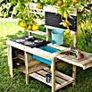 TP Toys Matschküche Deluxe (40 x 136 x 96 cm, Holz, Natur) | BAUHAUS