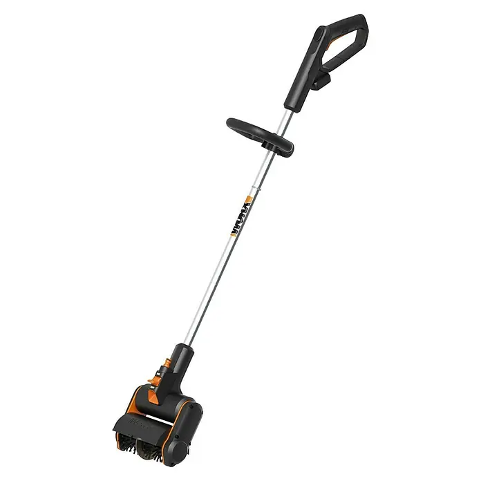 Worx PowerShare 20V Cepillo para juntas WG441E.9 - 20 V, Iones de litio, Sin batería - Esta imagen muestra un limpiador de juntas eléctrico Worx, una herramienta de jardinería para eliminar malas hierbas.