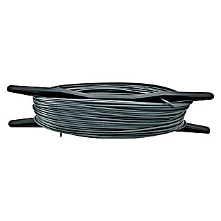 H+S Zauntechnik Nähdraht PVC (Länge: 40 m, Drahtstärke: 1,5 mm, Grau, 1 Stk.)