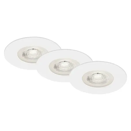 Briloner  Set de focos LED empotrables redondos Kulana
