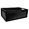 Surplus Systems Eurobox Eurobehälter / Eurobox schwarz (L x B x H: 60 x 40 x 22 cm, Kunststoff, Schwarz) | BAUHAUS