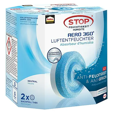 Pattex  Luftentfeuchter-Nachfüllpack AERO360°