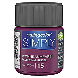 swingcolor Tester SIMPLY Tester (Crvena – br. 15, 50 ml, Mat)