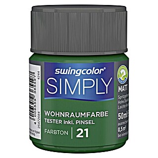 swingcolor Tester SIMPLY Tester (Zelena – br. 21, 50 ml, Mat)