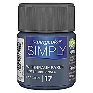 swingcolor Tester SIMPLY Tester (Plava – br. 17, 50 ml, Mat)