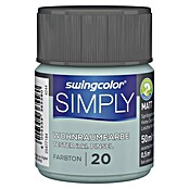 swingcolor Muurverf SIMPLY Tester (Blauw - Nr. 20, 50 ml, Mat)
