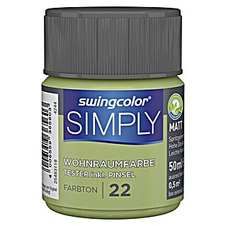 swingcolor Tester SIMPLY Tester (Zelena – br. 22, 50 ml, Mat)