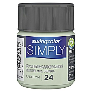 swingcolor Tester SIMPLY Tester (Zelena – br. 24, 50 ml, Mat)
