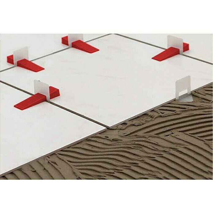 Heka Nivofix Laschen Plattenstärke: 12 - 20 mm (Passend für: Fugenbreite 2 mm, 250 Stk., 12 - 20 mm)