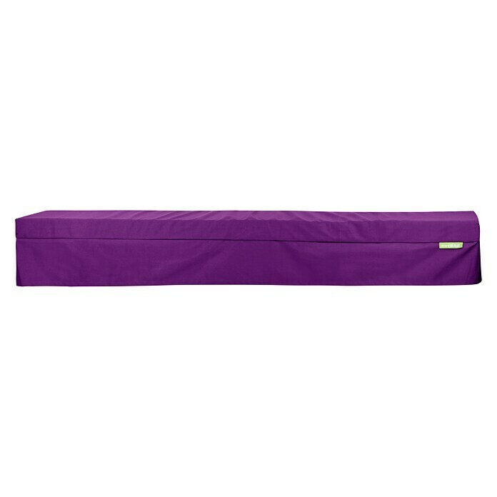 Outbag Bankauflage Bench PlusPurple, 220 x 25 x 8 cm, 100 % Polyester Left Side View