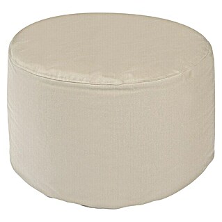 Outbag Outdoor-Sitzhocker rund Rock Plus (Beige, Ø x H: 60 x 35 cm, 100 % Polyester)