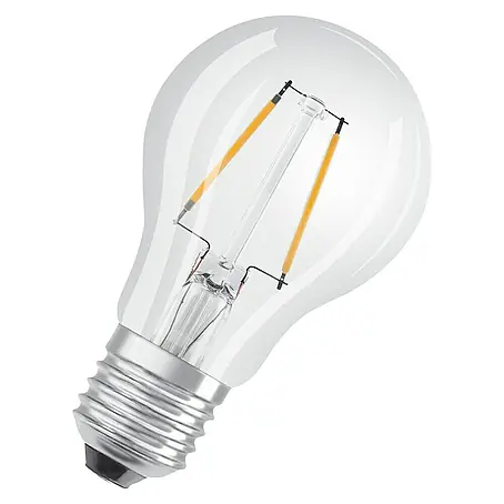 Osram Star LED-Lampe Glühlampenform E27 klar