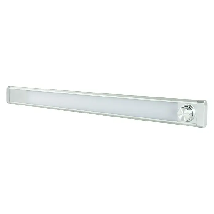 Ritter Leuchten LED-Unterbauleuchte TurnLight Pro - 8 W, Länge: 60 cm, Silber - Nahaufnahme einer LED-Leuchte mit Dimmfunktion für eine flexible Beleuchtung in jedem Raum.\n