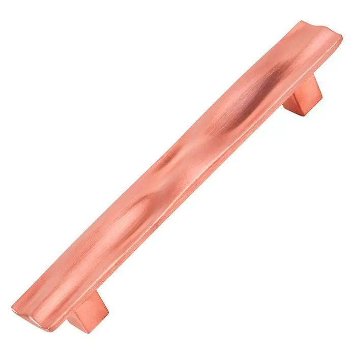 Möbelgriff-Set - 4 Stk., Typ Möbelgriff: Stange, L x B x H: 129 x 20 x 23 mm, Sonstige, Vergoldet, Roségold - Elegante Kupferfarbene Schubladengriffe. Ideal für die moderne Möbelgestaltung und verleihen jedem Raum eine warme Note.