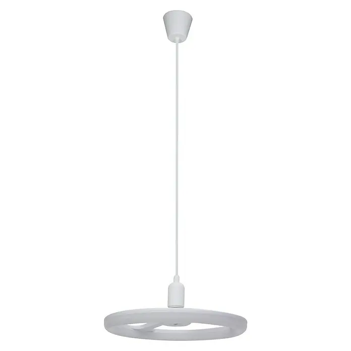 Ritter Leuchten LED-Pendelleuchte Rondine - Weiß - Weiße LED-Hängeleuchte mit einem minimalistischen Design, ideal für moderne Innenräume. Die ringförmige Leuchte sorgt für eine helle und gleichmäßige Beleuchtung.