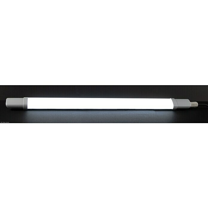 Ritter Leuchten LED-Feuchtraum-Lichtleiste Super Slim18 W, Länge: 72 cm, Neutralweiß, IP65 Mood Shot