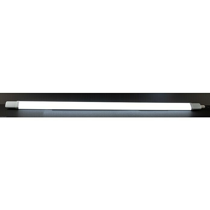 Ritter Leuchten LED-Feuchtraum-Lichtleiste Super Slim36 W, Länge: 125 cm, Neutralweiß, IP65 Mood Shot