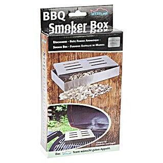 Westline Smoker Box (L x B x H: 21 x 13 x 3,4 cm, Edelstahl)