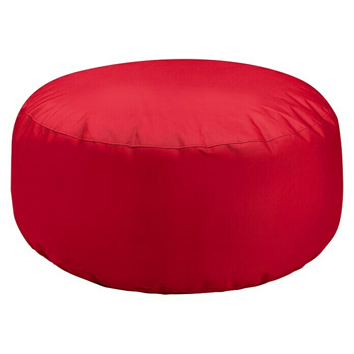 Outbag Outdoor-Sitzhocker rund Cake PlusRed, Ø x H: 115 x 40 cm, 100 % Polyester Front View