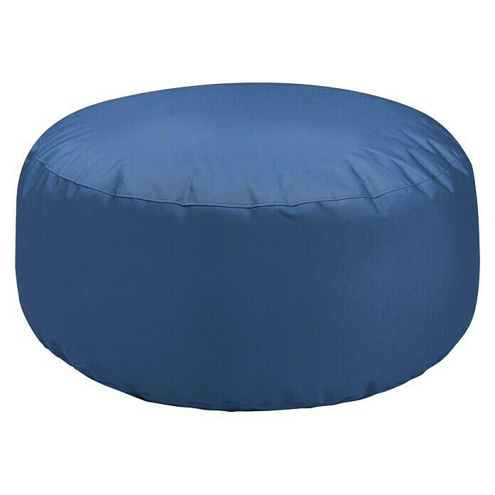 Outbag Outdoor-Sitzhocker rund Cake PlusSeablue, Ø x H: 115 x 40 cm, 100 % Polyester Front View