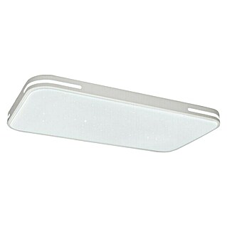 Lavida LED-Deckenleuchte Optimum Square Spark (55 W, L x B x H: 68 x 38 x 6,2 cm, Weiß)