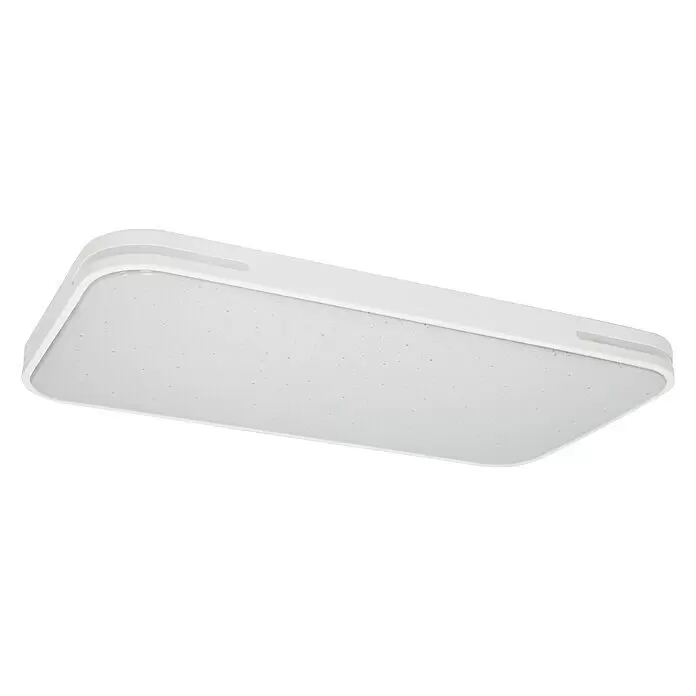 Lavida LED-Deckenleuchte Optimum Square Spark - 55 W, L x B x H: 68 x 38 x 6,2 cm, Weiß - Ansicht von unten