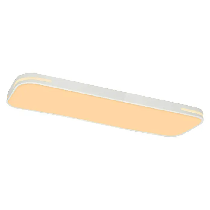 Lavida LED-Deckenleuchte Optimum Square - 45 W, L x B x H: 90 x 19 x 6,2 cm, Weiß - Moderne LED-Deckenleuchte mit rechteckigem Design und warmweißem Licht, ideal für Wohn- und Schlafräume. Elegante Beleuchtungslösung.