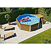 Weka Holz-Pool La Palma (L x B x H: 376 x 476 x 116 cm, Braun, 11.400 l) | BAUHAUS