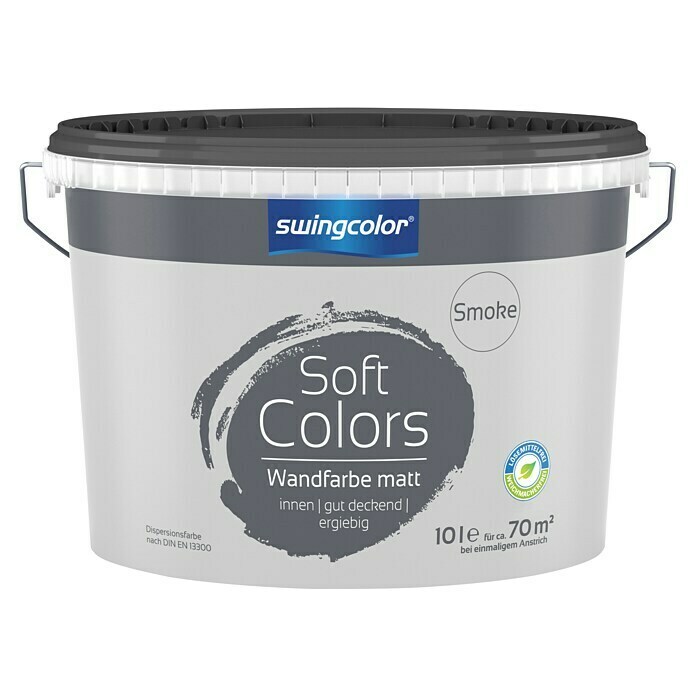 swingcolor Soft Colors Wandfarbe (Smoke, 10 l, Matt)