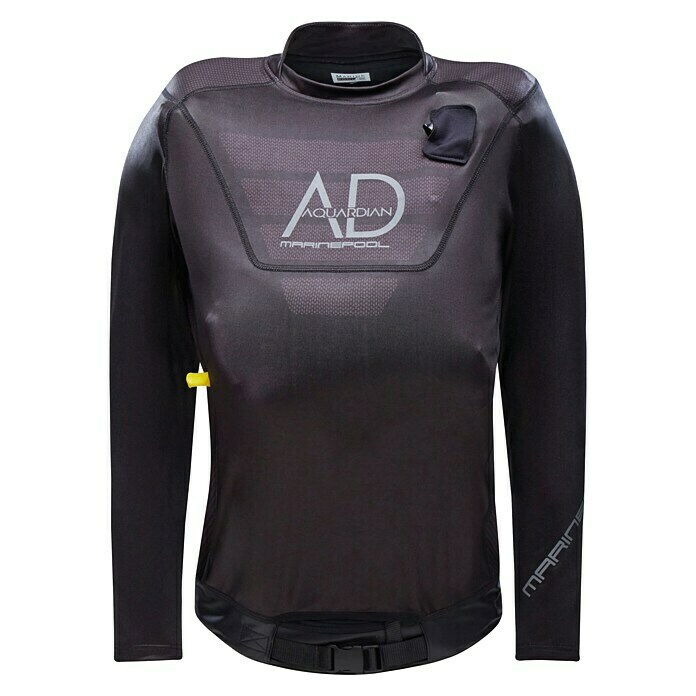 Marinepool UV-Shirt 50N AQUARDIAN PROL/XL, Schwarz Front View