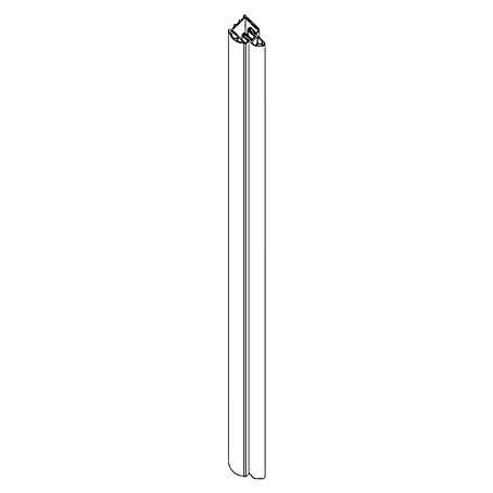 Camargue Vario Dusch-Türanschlag S9 (Höhe: 191,5 cm, Silber)