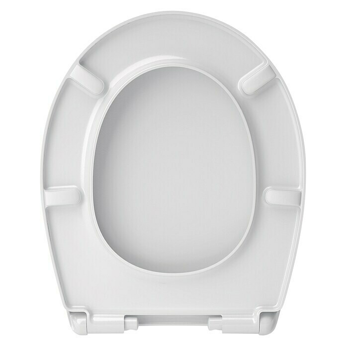 Poseidon WC-Sitz PlayaMit Absenkautomatik, Duroplast, Beige/Braun View From Below