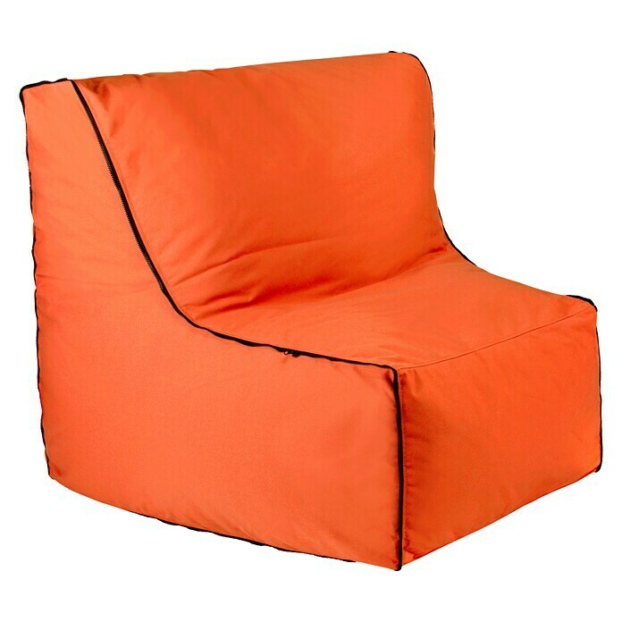 Outbag Outdoor-Sitzsack Piece ZipperOrange, L x B: 115 x 62 cm, 100 % Polyester Diagonal View